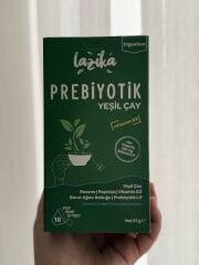 Lazika Prebiyotik Yeşil Çay (18 İpeksi Piramit Çay Poşeti)
