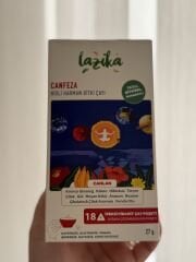 Lazika Canfeza - Hisli Harman Serisi (18 İpeksi Piramit Çay Poşeti)