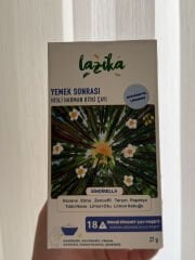 Lazika Yemek Sonrası - Hisli Harman Serisi (18 İpeksi Piramit Çay Poşeti)